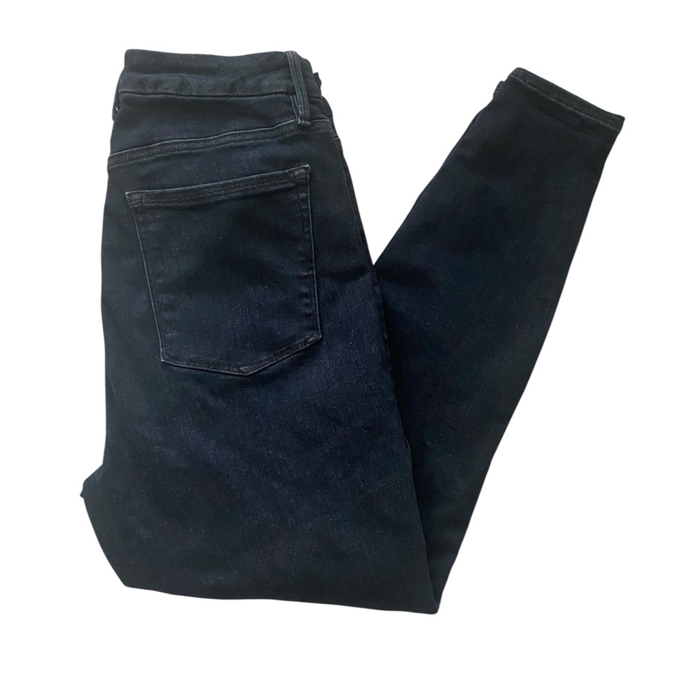 Good American Dark Blue High Waisted Skinny Jeans